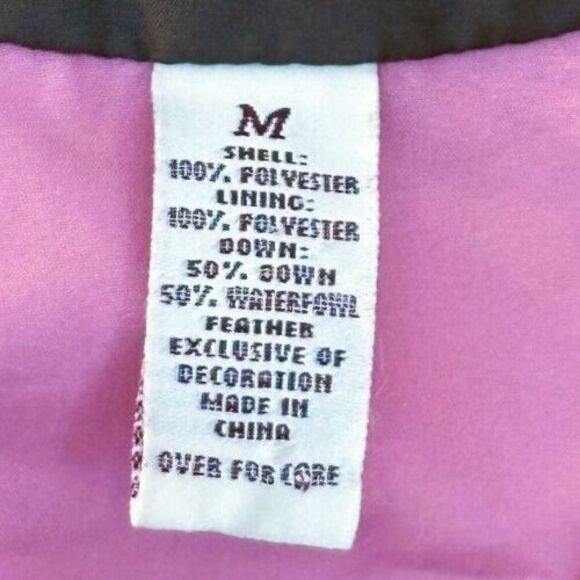 Abercrombie Kids Girls Brown Down Feather Puffer Vest Size Medium - Picture 6 of 6